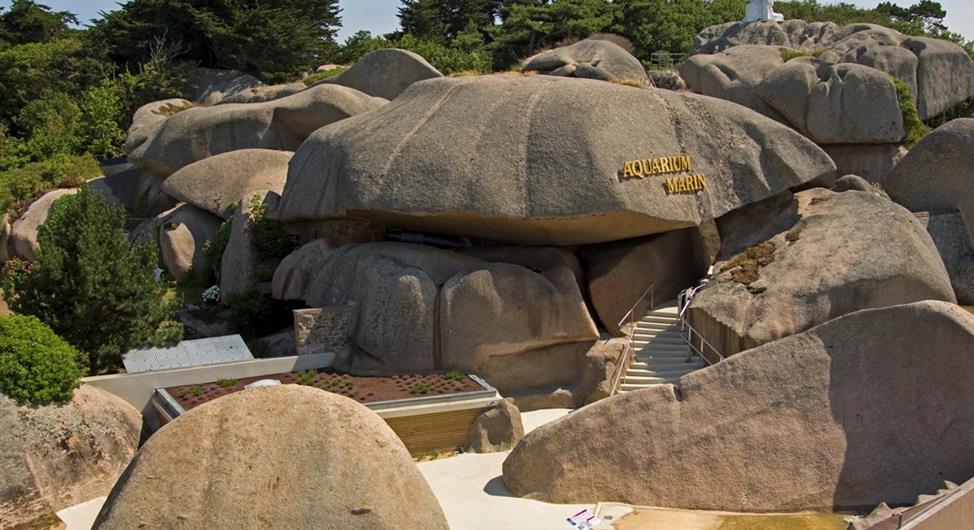 Trégastel marine aquarium near the Armor Loisirs campsite with swimming pool on the Pink Granite Coast - Camping Armor Loisirs