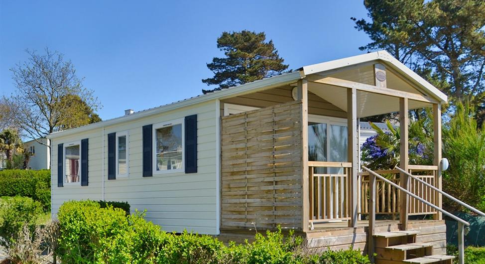 Camping Côte de Granit Rose vue mer - 2 bedroom mobile home sea view pitches 64-65 - Camping Armor Loisirs