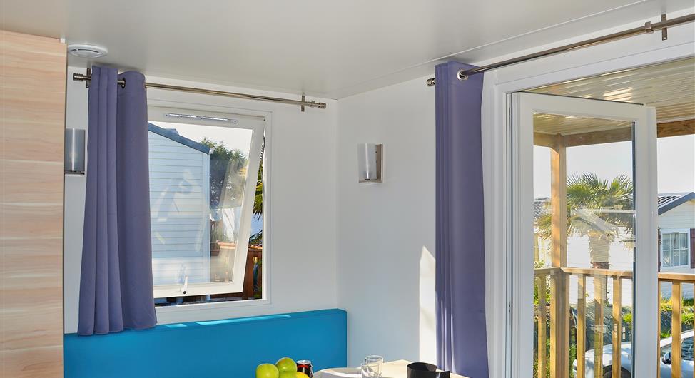 Camping Côte de Granit Rose beach access pors mabo 2-bedroom mobile home sea view pitch 60 - Camping Armor Loisirs
