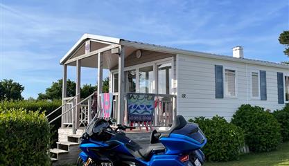 Camping Côte de Granit Rose vue mer - 2 bedroom mobile home sea view pitches 64-65 - Camping Armor Loisirs