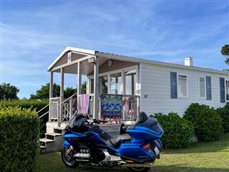 Camping Côte de Granit Rose vue mer - 2 bedroom mobile home sea view pitches 64-65 - Camping Armor Loisirs