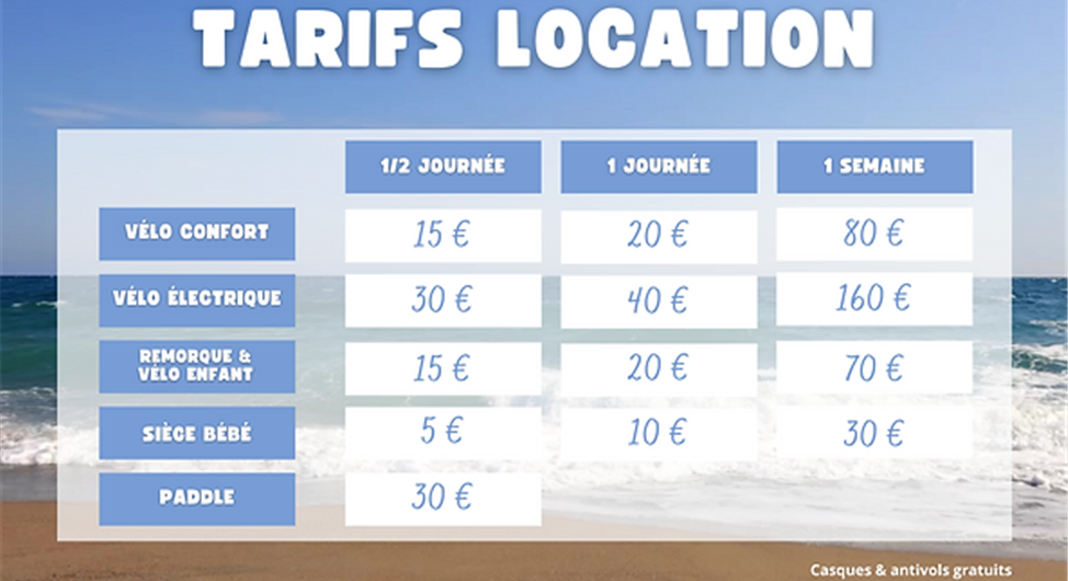 electric and non-electric bike rental - Camping Armor Loisirs